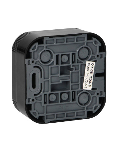 Łącznik jednobiegunowy N/T ToDo IP20,czarny,10...