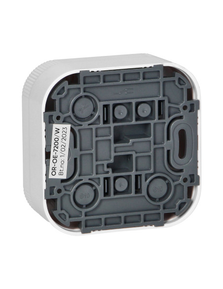 Łącznik jednobiegunowy N/T ToDo IP20, biały,10 szt.