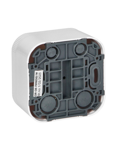 Gniazdo pojedyncze ToDo 2P+Z Schuko IP20, biały