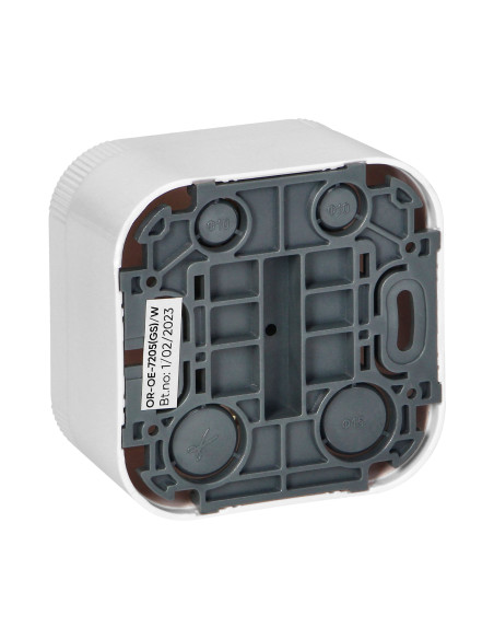 Gniazdo pojedyncze ToDo 2P+Z Schuko IP20, biały,10 szt.