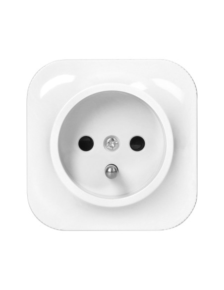 Gniazdo pojedyncze ToDo 2P+Z IP20, biały