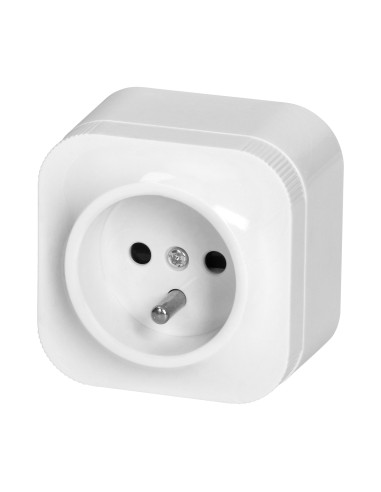 Gniazdo pojedyncze ToDo 2P+Z IP20, biały