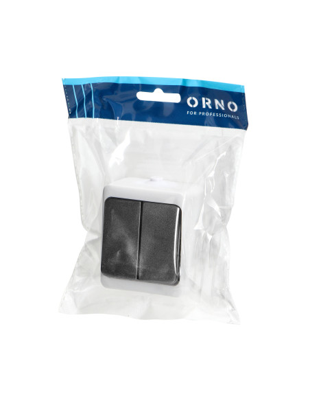 Łącznik świecznikowy AQUATIC MINI IP 54 biało-czarny