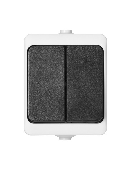 Łącznik świecznikowy AQUATIC MINI IP 54 biało-czarny