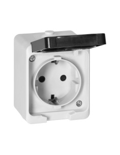 Gniazdo pojedyńcze 2P+Z Schuko AQUATIC MINI IP 54...