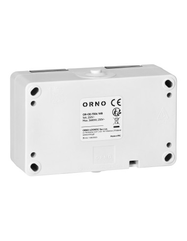 Gniazdo podwójne 2X2P+Z AQUATIC MINI IP 54...