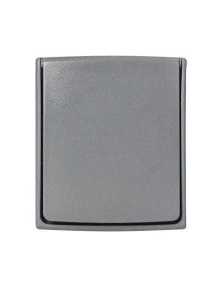 Gniazdo pojedyńcze 2P+Z Schuko  AQUATIC PRO IP 55 szaro-grafitowe