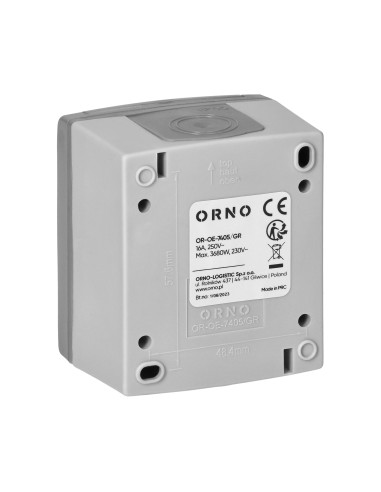 Gniazdo pojedyńcze 2P+Z  AQUATIC PRO IP 55...