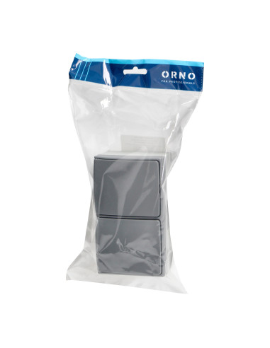 Gniazdo podwójne 2X2P+Z  AQUATIC PRO IP 55...