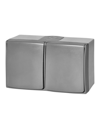 Gniazdo podwójne 2X2P+Z  AQUATIC PRO IP 55...