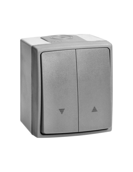 Łącznik roletowy  AQUATIC PRO IP 55 szaro-grafitowe