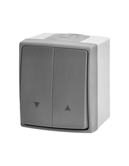 Łącznik roletowy  AQUATIC PRO IP 55 szaro-grafitowe