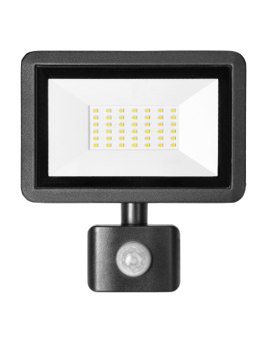 FARO S LED naświetlacz z PIR 30W, 2400lm, IP44,...