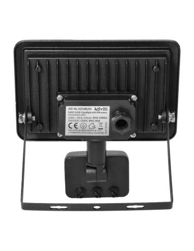 FARO S LED naświetlacz z PIR 30W, 2400lm, IP44,...