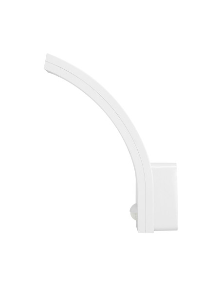 PIRYT LED 10W, oprawa ogrodowa z czujnikiem ruchu 140st, 850lm, IP54, 4000K, biała