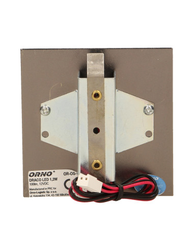 DRACO LED 1,2W, oprawa schodowa podtynkowa, 12V...
