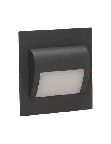 DRACO LED 1,2W, oprawa schodowa podtynkowa, 12V...