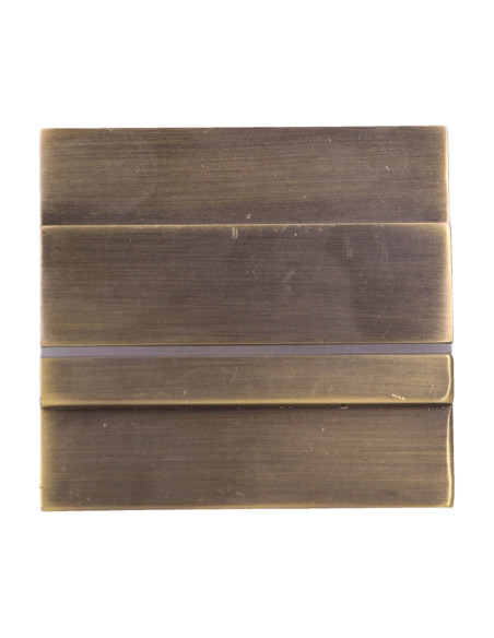 CYGNUS LED 1,2W, oprawa schodowa natynkowa, 12V DC, 100lm, 3000K, mosiądz