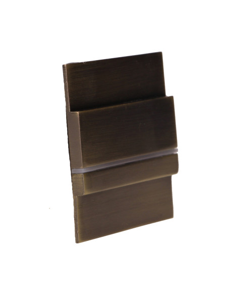 CYGNUS LED 1,2W, oprawa schodowa natynkowa, 12V DC, 100lm, 3000K, mosiądz