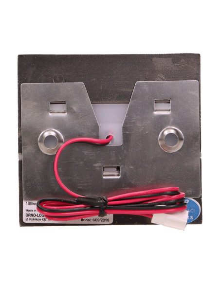 CYGNUS LED 1,2W, oprawa schodowa natynkowa, 12V DC, 100lm, 3000K, mosiądz