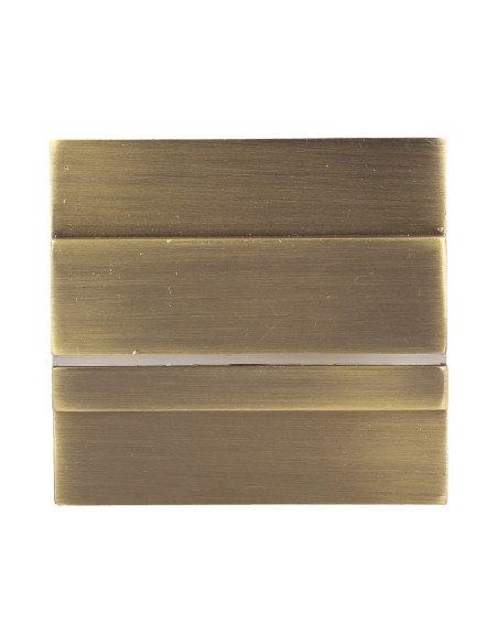 CYGNUS LED 1,2W, oprawa schodowa natynkowa, 12V DC, 100lm, 6000K, mosiądz