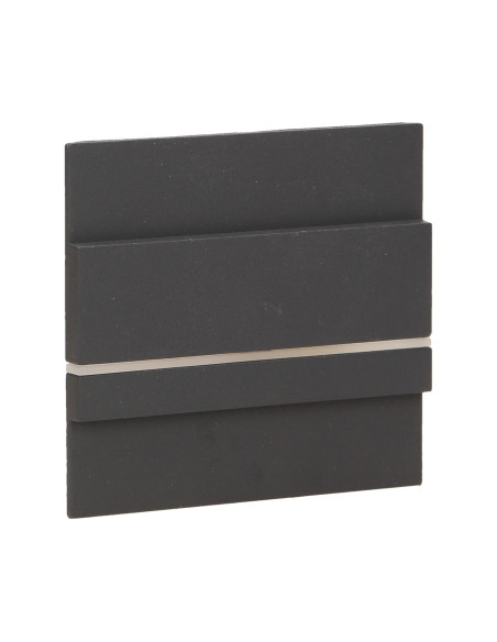 CYGNUS LED 1,2W, oprawa schodowa natynkowa, 12V DC, 100lm, 6000K, grafit