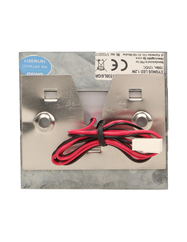 CYGNUS LED 1,2W, oprawa schodowa natynkowa, 12V...