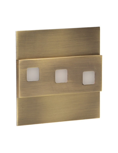 LEPUS LED 1,2W, oprawa schodowa natynkowa, 12V...