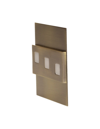 LEPUS LED 1,2W, oprawa schodowa natynkowa, 12V...