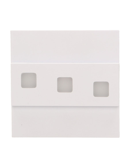 LEPUS LED 1,2W, oprawa schodowa natynkowa, 12V DC, 100lm, 6000K, biała
