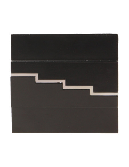 LYNX LED 1,2W, oprawa schodowa natynkowa, 12V DC, 100lm, 3000K, czarna