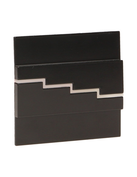 LYNX LED 1,2W, oprawa schodowa natynkowa, 12V DC, 100lm, 3000K, czarna