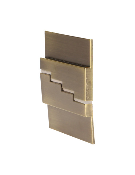 LYNX LED 1,2W, oprawa schodowa natynkowa, 12V DC, 100lm, 3000K, mosiądz