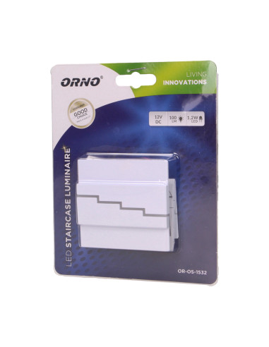 LYNX LED 1,2W, oprawa schodowa natynkowa, 12V...