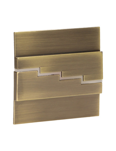 LYNX LED 1,2W, oprawa schodowa natynkowa, 12V DC, 100lm, 6000K, mosiądz