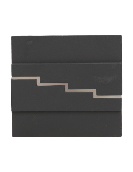 LYNX LED 1,2W, oprawa schodowa natynkowa, 12V DC, 100lm, 6000K, grafit