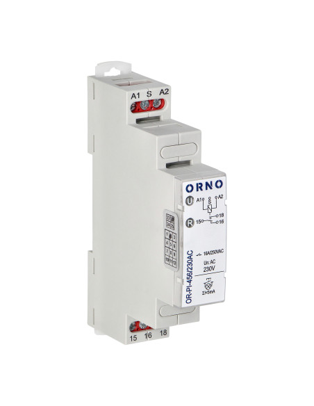 Przekaźnik instalacyjny bistabilny 230 VAC , 16A