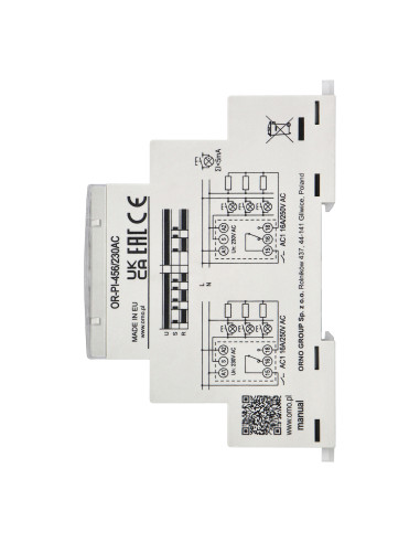 Przekaźnik instalacyjny bistabilny 230 VAC , 16A