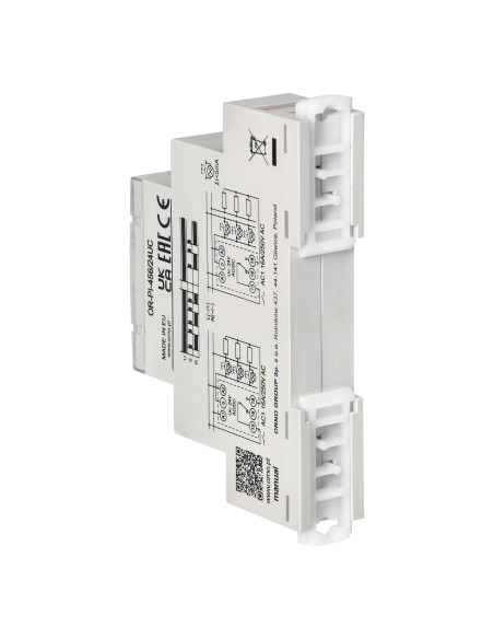 Przekaźnik instalacyjny bistabilny 24 VAC/DC, 16A