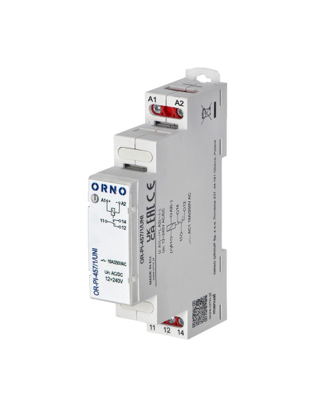 Przekaźnik instalacyjny 1P 16A ,12-230 VUC