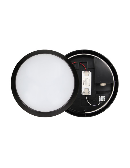 Plafon BRYZA ECO LED 12W, czarny