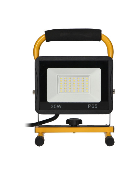 STATIX naświetlacz roboczy na statywie, 30W, 2400lm, IP65, 6000K
