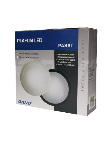 Plafon PASAT LED 20W, biały