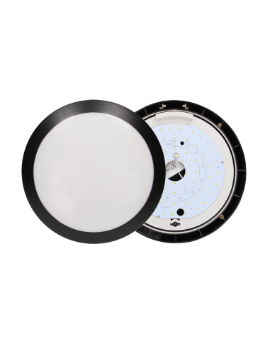 Plafon ZEFIR LED 25W, czarny