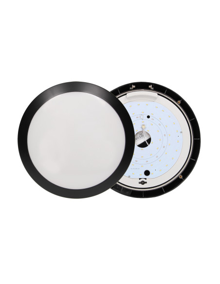 Plafon ZEFIR LED 25W, czarny