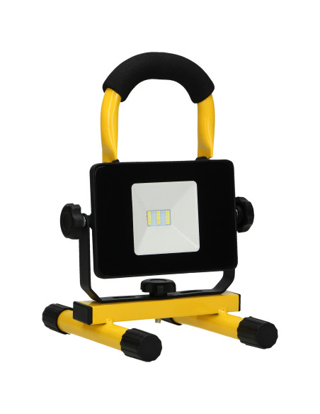 BATRI LED 10W, Naświetlacz roboczy, przenośny z akumulatorem, 800lm, IP65, 6500K, 2200mAh