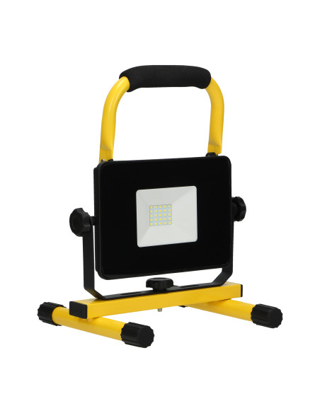 BATRI LED 20W, Naświetlacz roboczy, przenośny z akumulatorem, 1600lm, IP65, 6500K, 2200mAh