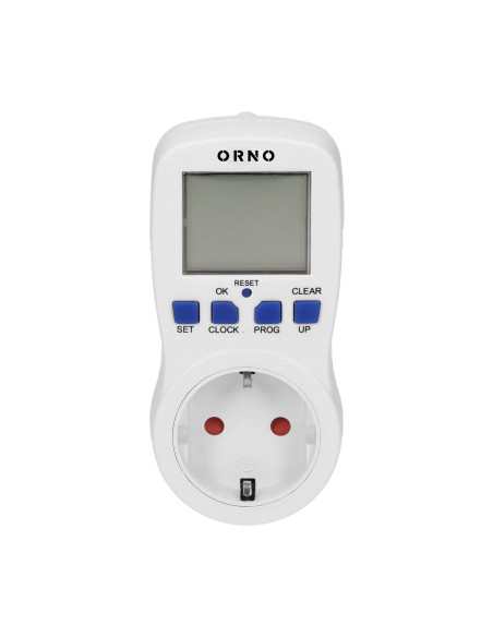 Elektroniczny programator czasowy, 16 programów, wersja schuko