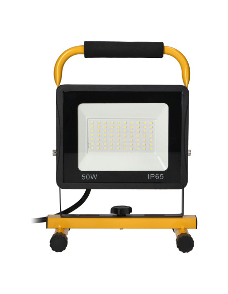 STATIX naświetlacz roboczy na statywie, 50W, 4000lm, IP65, 6000K