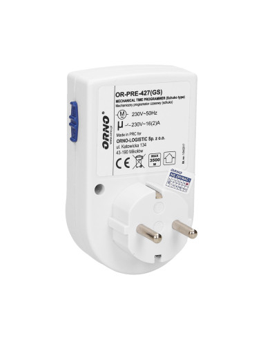 Programator czasowy mechaniczny, MINI, wersja...